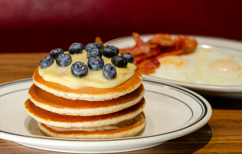 Meyer Lemon & Poppy Seed Griddlecakes