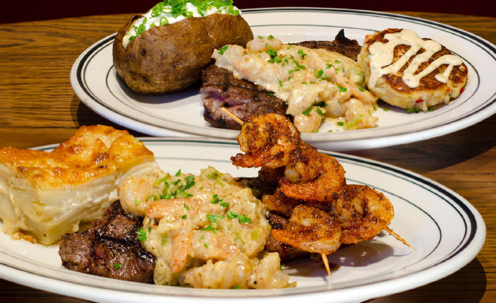 Surf & Turf with Shrimp Sauce