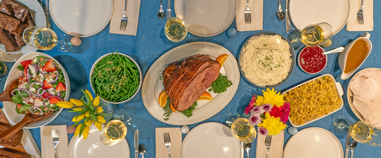 Spiral Smoked Ham and Sliced Turkey Breast Take Home Feast