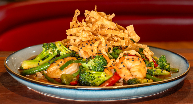 Shrimp Thai Peanut Stir Fry