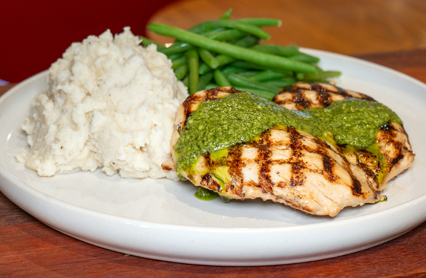 Grilled Pesto Chicken