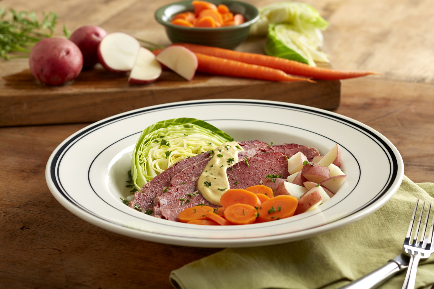 Corned Beef & Cabbage