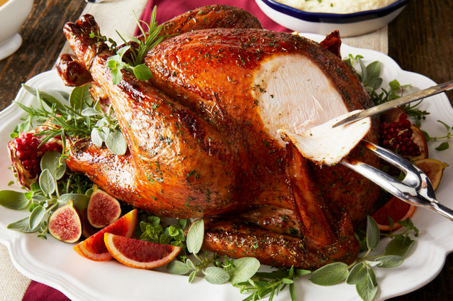 Whole Herb-Buttered Turkey